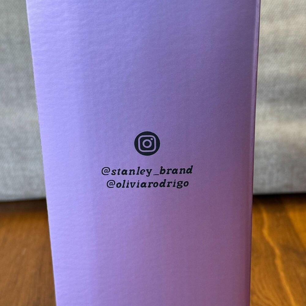 STANLEY X OLIVIA RODRIGO Quencher H2.O FlowState™ Tumbler 40 OZ NEW Purple NIB - Picture 12 of 12
